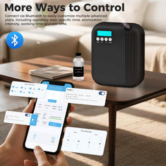 HZQVA Hotel Collection Diffuser with Bluetooth control for easy customization.