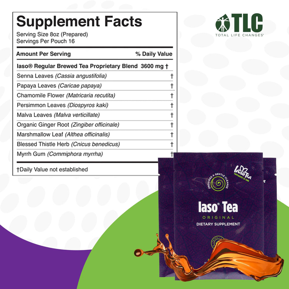 IASO Brewed Tea Original cup serving with warm aroma for balance.