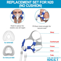 IBEET airfit n20 frame assembly showcases durable construction for long-lasting use.