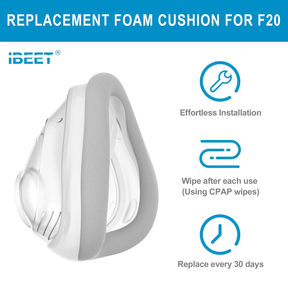 IBEET AirTouch F20 Small cushion color-white shows clean look for daily use