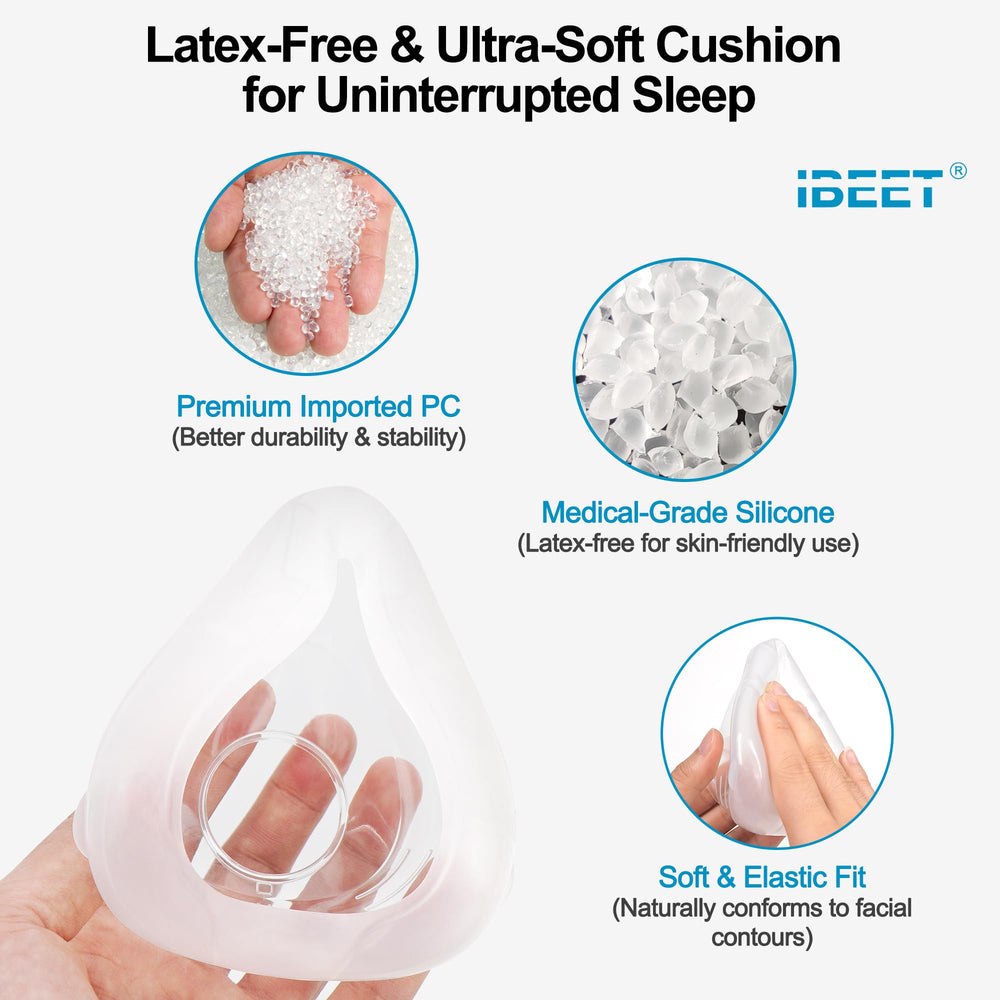 IBEET headgear with reinforced fasteners maintains stable fit.