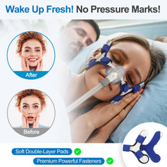 IBEET lightweight frame with soft padding minimizes facial marks