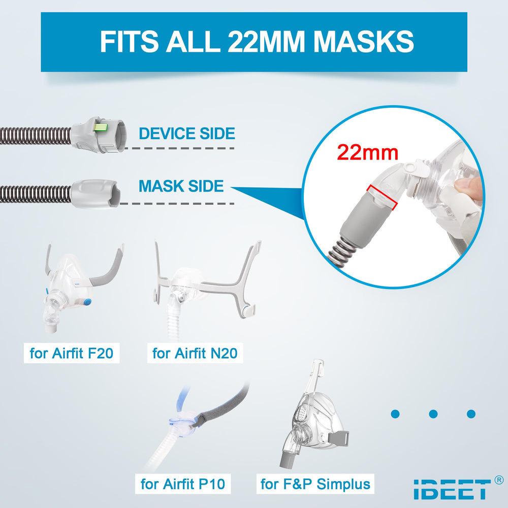IBEET 6.5ft hose delivers longer reach for nighttime movement.