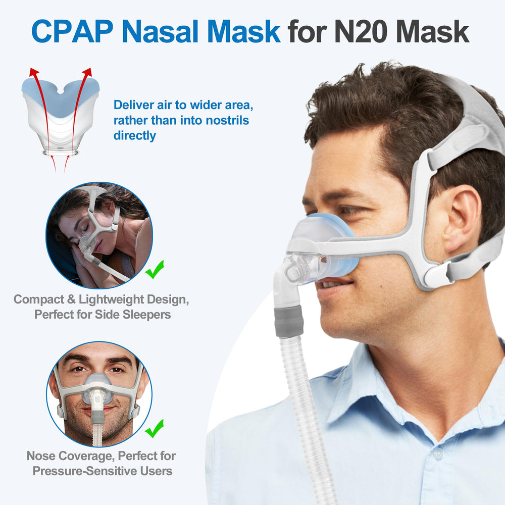 Breathable, moisture-wicking fabric helps keep skin cool around the nose