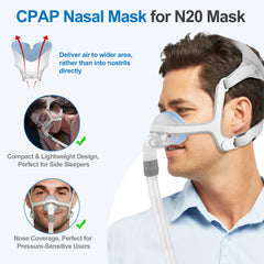 Breathable, moisture-wicking fabric helps keep skin cool around the nose
