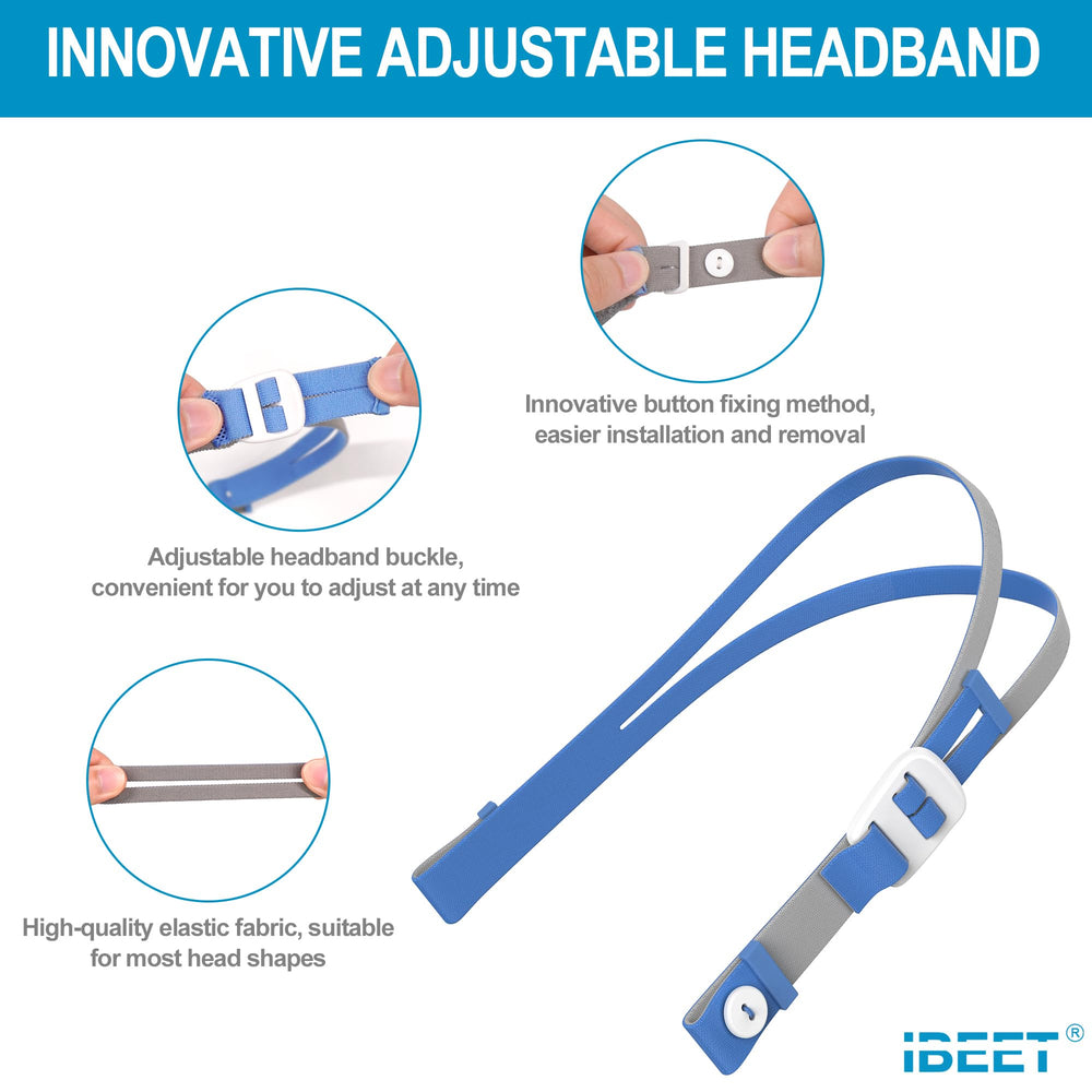 IBEET short tube connecting to a 22 mm hose for versatile CPAP setup.