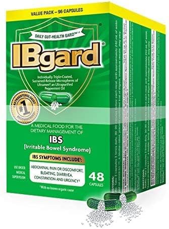 IBgard daily gut health bottle with capsules for easy, everyday IBS support