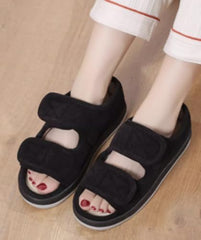 Ibluelover diabetic sandals with adjustable hook-and-loop straps for a customized fit