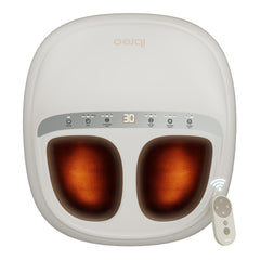 ibreo 4-in-1 shiatsu foot massager remote control for easy operation at home