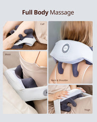 Ibreo massage strap demonstrates hands-free ergonomic setup