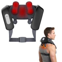 Ibreo shiatsu neck and back massager with heat front view for comforting relief