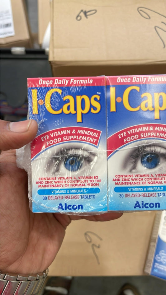 ICaps Extra Lutein 30s 2 Pack bottle highlighting daily eye support.