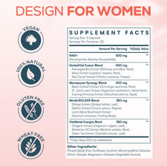 IcarusIvy liposomal NAD+ bottle close-up shows 2000mg per serving for vitality.