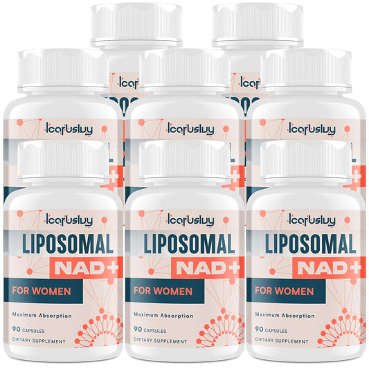 IcarusIvy bottle-front view, a women’s NAD+ formula for daily vitality.