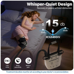 ICIDRION 8-quart collapsible cooler provides hours of continuous cooling.