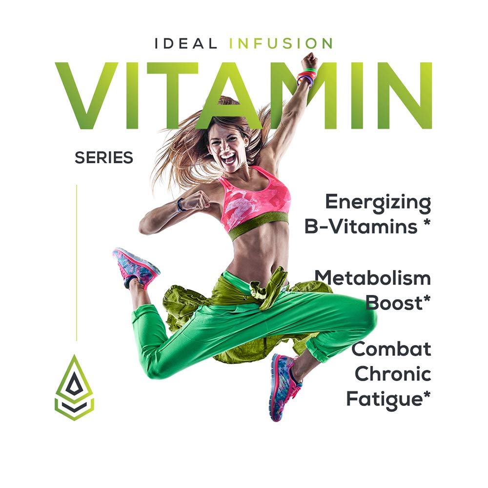 Ideal Infusion B-Bomb packaging emphasizing clean branding