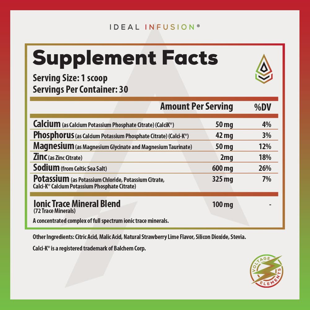 Ideal Infusion Electro Limeberry flavor dissolving in water for hydration flavor.