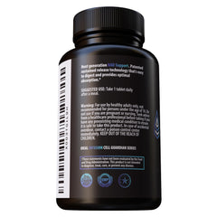 Capsules and gym gear reflect emphasis on muscle vitality.