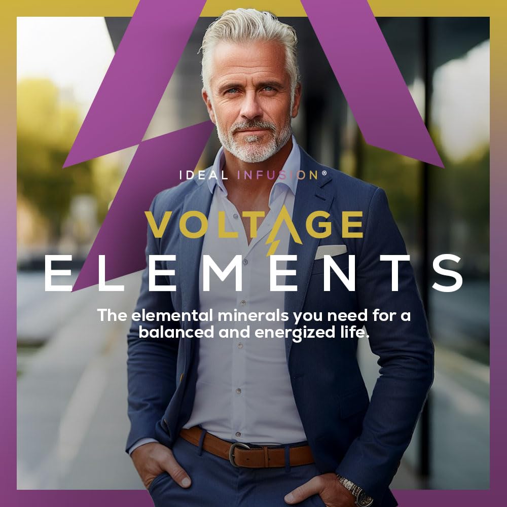 Ideal Infusion Voltage Elements on a nightstand ready for a calm routine.