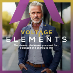 Ideal Infusion Voltage Elements on a nightstand ready for a calm routine.