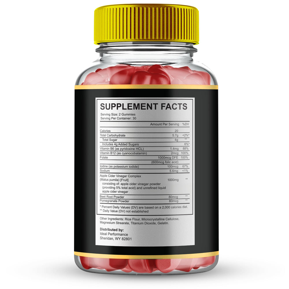 IDEAL PERFORMANCE Alpha Surge Gummies pack for on-the-go daily vitality