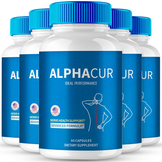 IDEAL PERFORMANCE AlphaCur bottle front for neuropathy support and daily use.