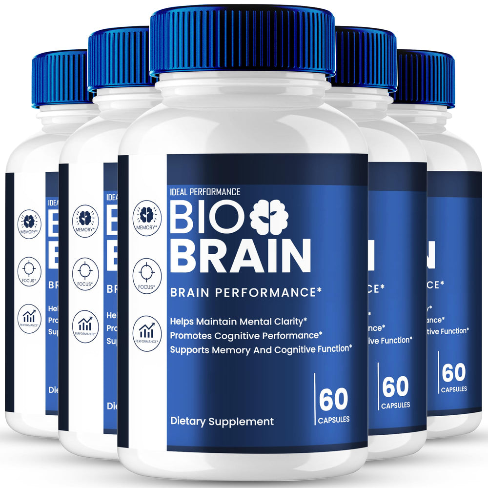 IDEAL PERFORMANCE Bio Brain Capsules front label with memory and focus support