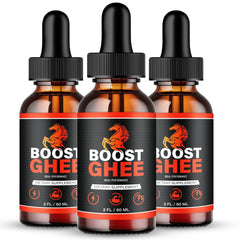 Boost Ghee Drops bottle by IDEAL PERFORMANCE for daily energy support.