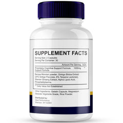 Brain Defender capsules close-up showing easy-to-take daily cognitive support