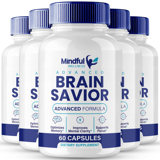 IDEAL PERFORMANCE Brain Savior bottle closeup highlighting memory and focus support capsules.