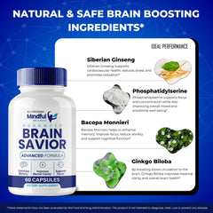 IDEAL PERFORMANCE Brain Savior in-use study desk scene for focus sessions.