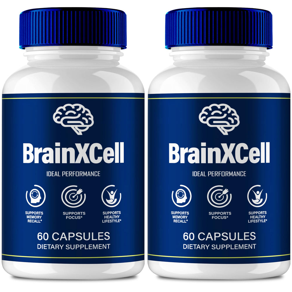 IDEAL PERFORMANCE Brainxcell capsules front view for enhanced focus support.