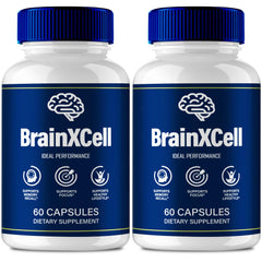 IDEAL PERFORMANCE Brainxcell capsules front view for enhanced focus support.