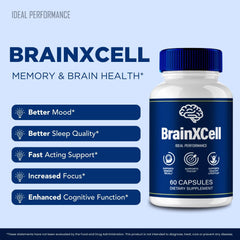 Two-count Brainxcell pack highlights value for memory support.
