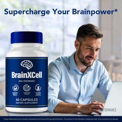 Product on study desk with notebook, implying study-friendly cognitive support.