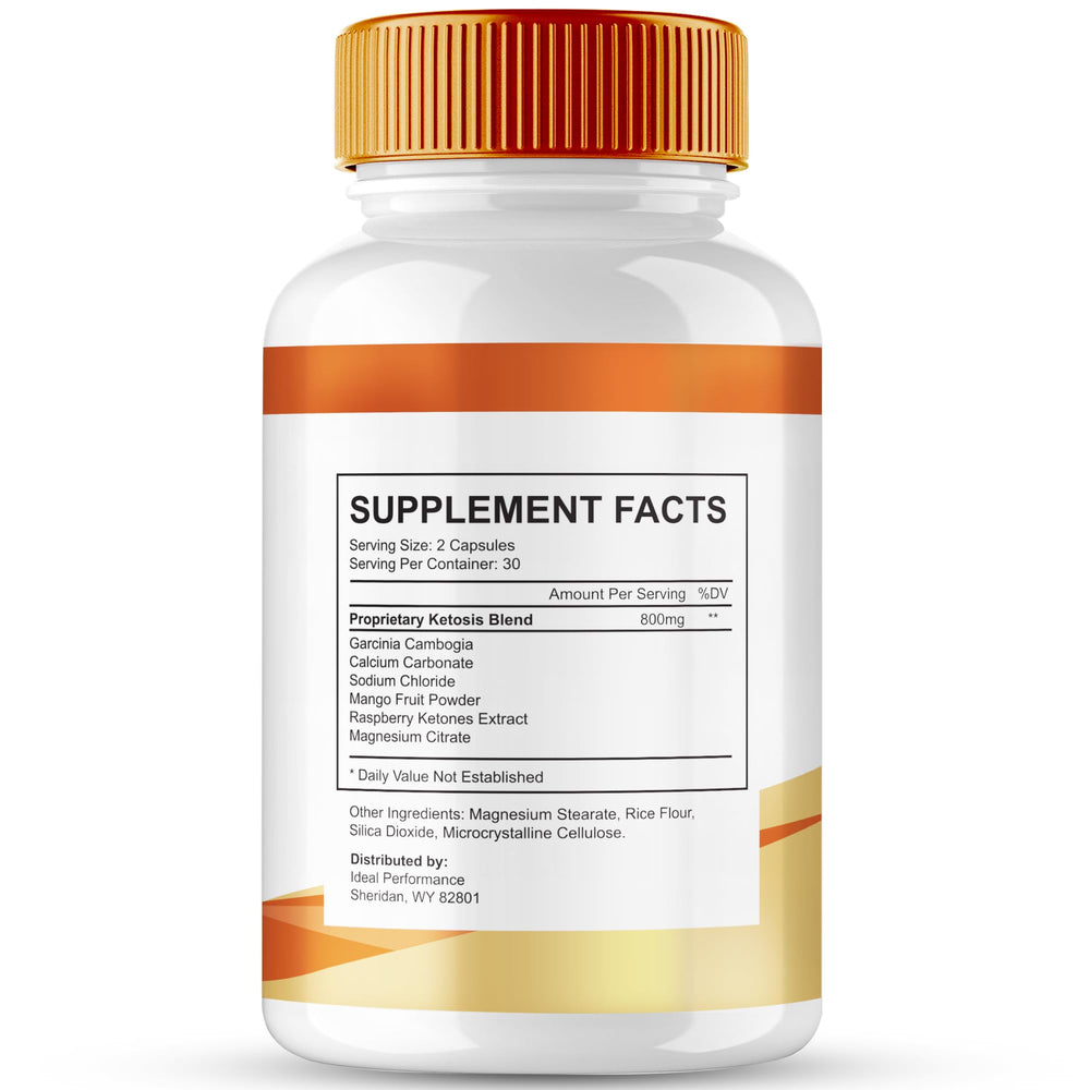 IDEAL PERFORMANCE Burn Peak capsules pack showing convenient daily use for fitness goals.