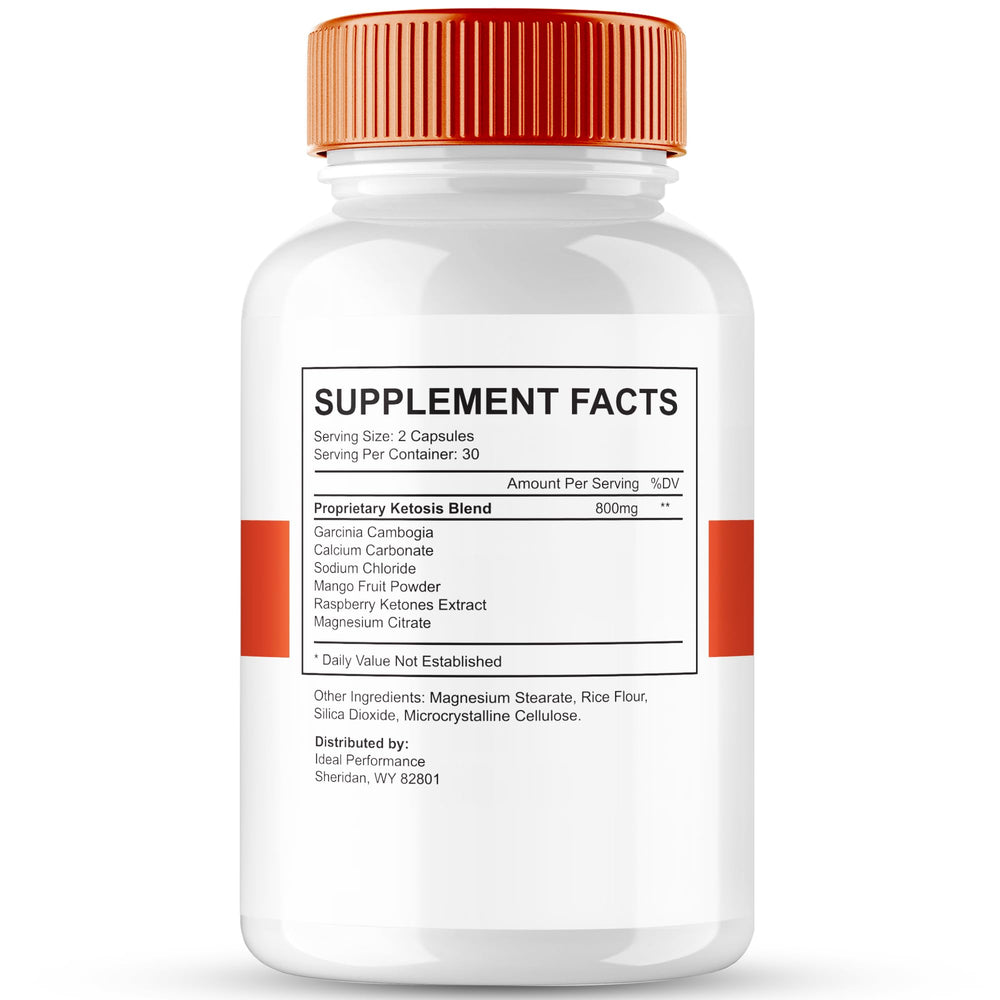 IDEAL PERFORMANCE Citrus Burn Capsules close-up shows smooth, easy-to-swallow pills.