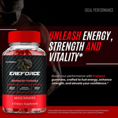 IDEAL PERFORMANCE Ereforce Gummies natural ingredients highlight quality