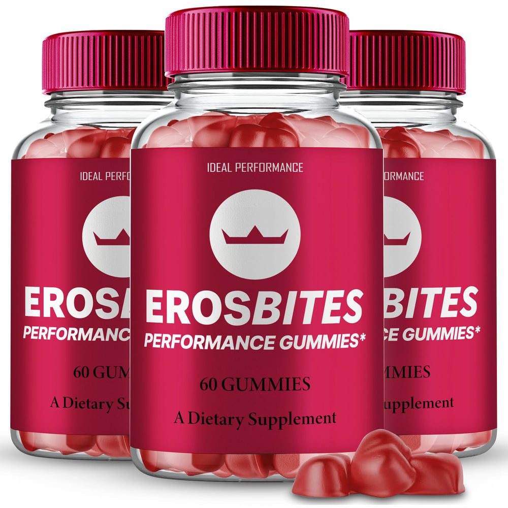 IDEAL PERFORMANCE Eros Bites Gummies pack front view for convenient daily wellness
