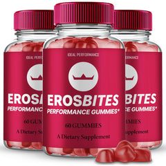 IDEAL PERFORMANCE Eros Bites Gummies pack front view for convenient daily wellness