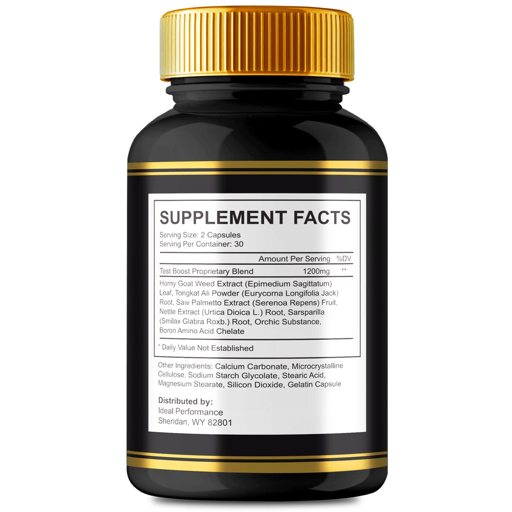 IDEAL PERFORMANCE Eros Lift bottle front highlighting official ErosLift capsules.
