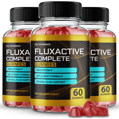 IDEAL PERFORMANCE Fluxactive Complete Gummies pack shot for daily wellness and convenience.