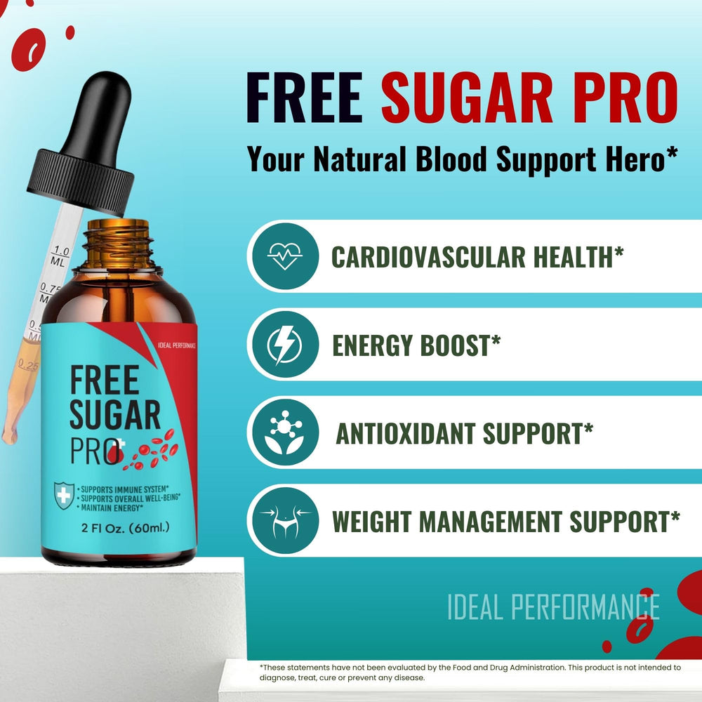 IDEAL PERFORMANCE Free Sugar Pro Drops pack shot conveys value with a 5-pack.