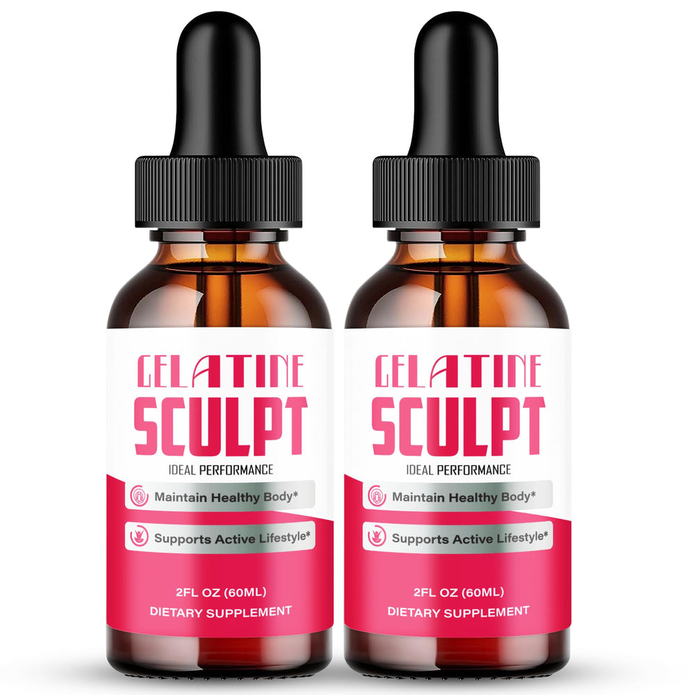 IDEAL PERFORMANCE Gelatine Sculpt Drops bottle, premium keto liquid for active days.