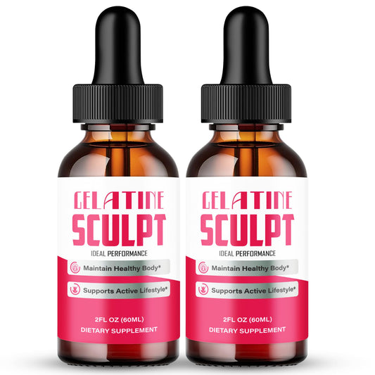 IDEAL PERFORMANCE Gelatine Sculpt Drops bottle, premium keto liquid for active days.