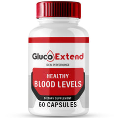IDEAL PERFORMANCE Gluco Extend Capsules bottle on counter for daily wellness routine