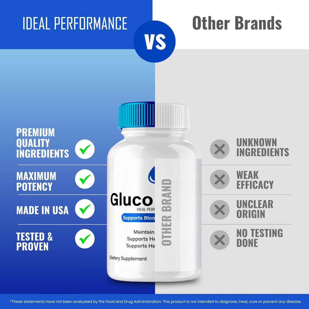 IDEAL PERFORMANCE Gluco Peace pills hero-banner, lifestyle-friendly supplement for everyday health.