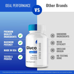 IDEAL PERFORMANCE Gluco Peace pills hero-banner, lifestyle-friendly supplement for everyday health.