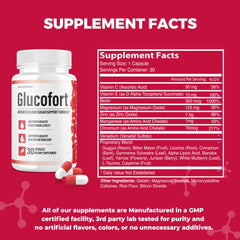 IDEAL PERFORMANCE Glucofort bottle on countertop ready for daily use.