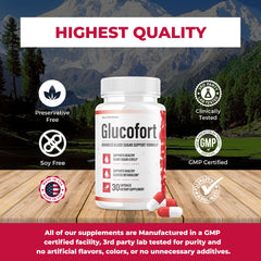 Glucofort capsules in hand illustrating portable daily use